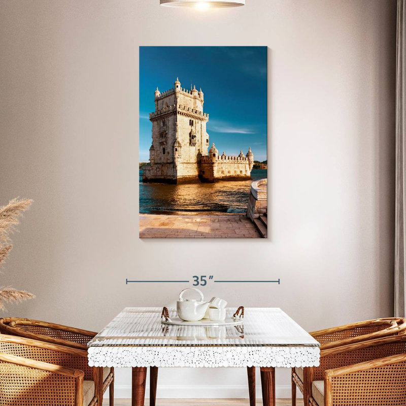 Aime Belem Tower By The River, 45" H x 30" W