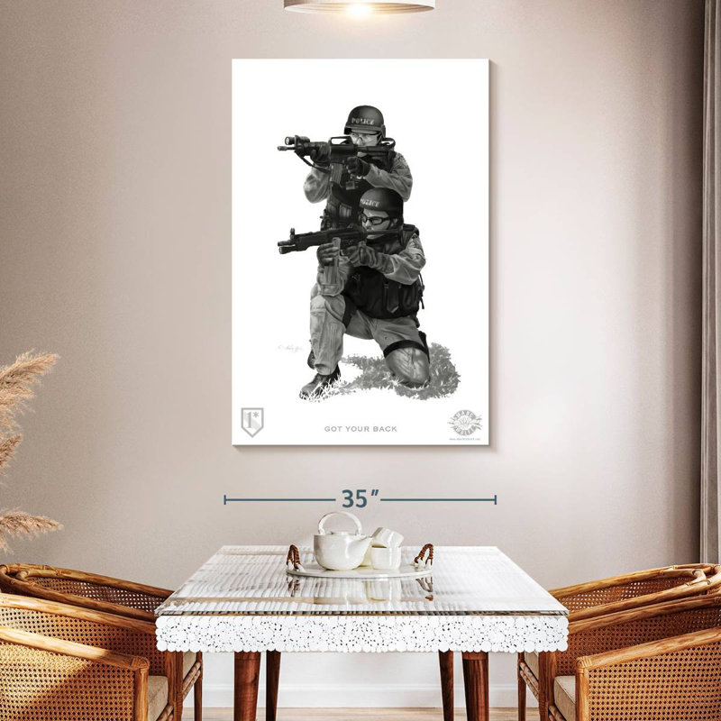Got Your Back, 51" H x 34" W