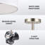 Plafonnier semi-encastré 3 lumières Yaretzi-939475800-855096671
