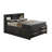 Champetre Bookcase Storage Bed-266042365-266042304