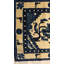 White and Blue Color Antique Chinese Scatter Size Peking Rug