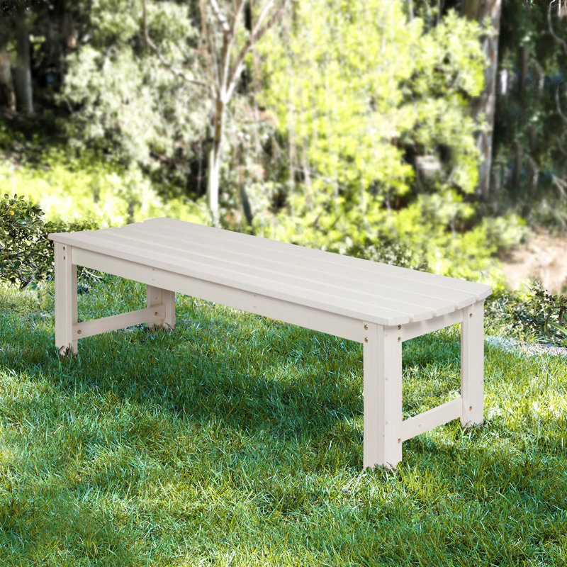 Banc en bois de cèdre massif rustique 5 pieds Heritage, Coquille d'œuf