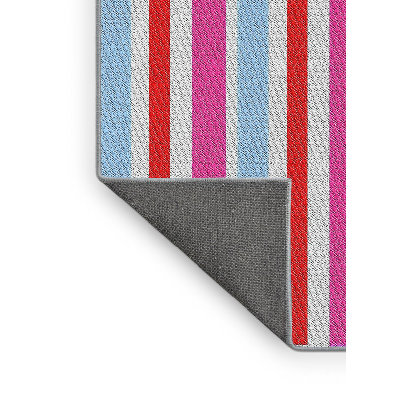 Philpott Striped Indoor Rug, Rectangle 5' x 7'