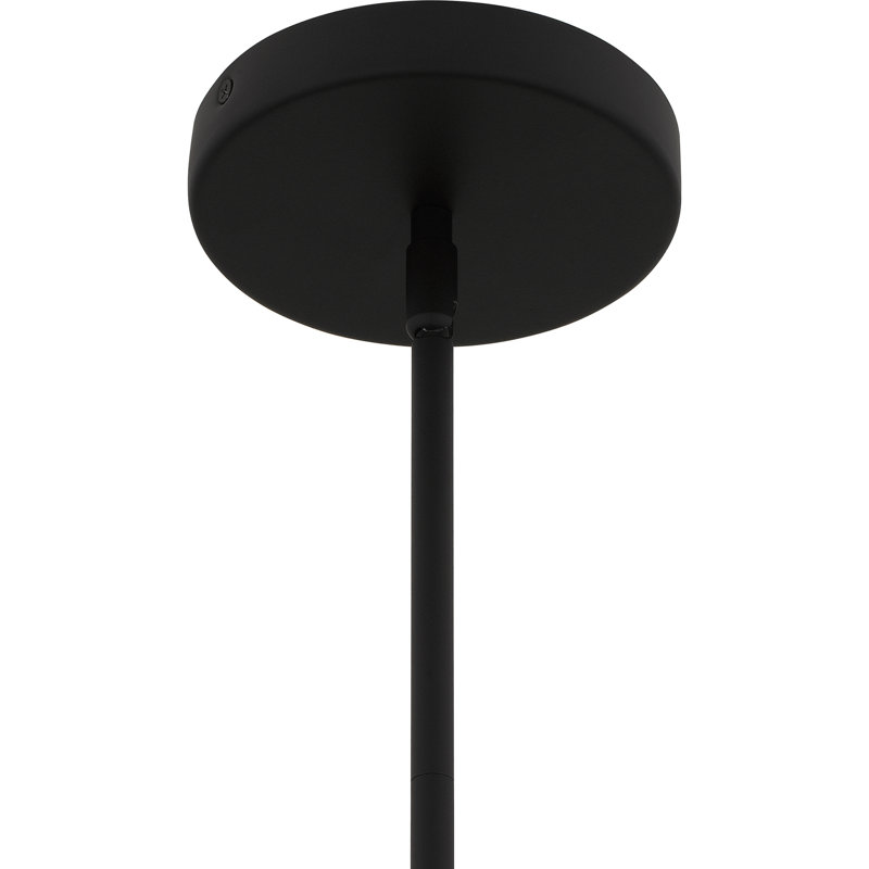 Krenn 1-Light Pendant Light, Matte Black