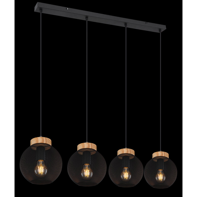 Axtellon 4 - Light Black Kitchen Island Pendant