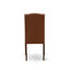 L'ensemble de table de cuisine 9 pièces comprend une table de salle à manger rectangulaire avec feuille papillon et 8 chaises parsons en simili cuir brun, acajou-427462048-427462049-476910620