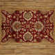 Arden Handmade Wool Burgundy Rug