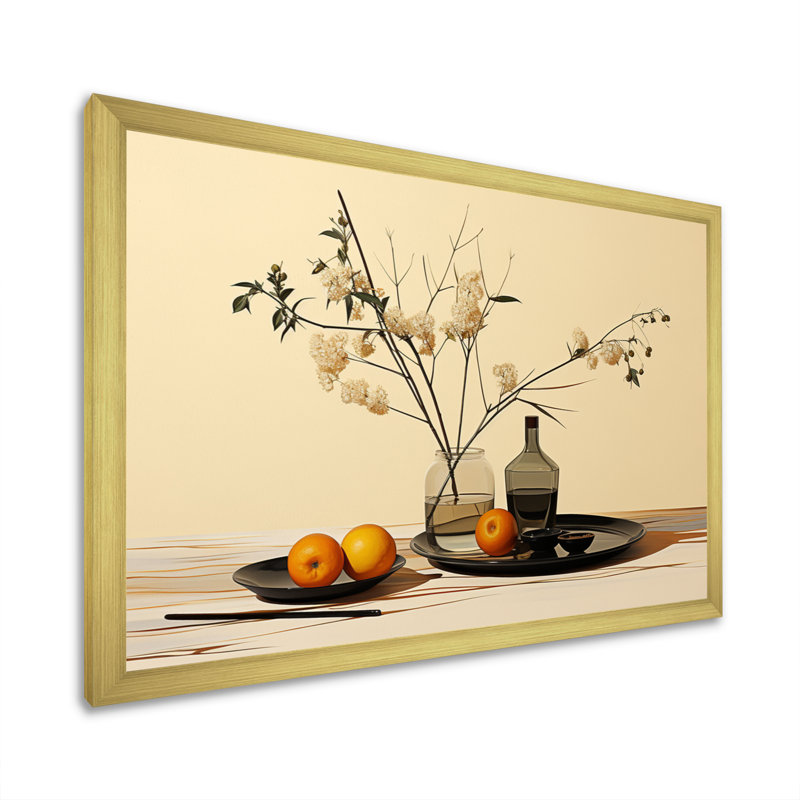 Beige Pottery Abstract Still Lifes - Abstract Still Lifes Wall Decor, H 34 po x l 44 po x P 1,5 po