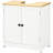 Modern White Bathroom Under Sink Locker, Double Doors And Adjustable Shelf For Wall Mount Efficient Storage Unit Space Drawer Unit, With
