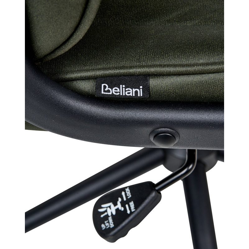 Office Chair Swivel Fabric, Dark Green