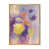 Toile avec cadre flottant or