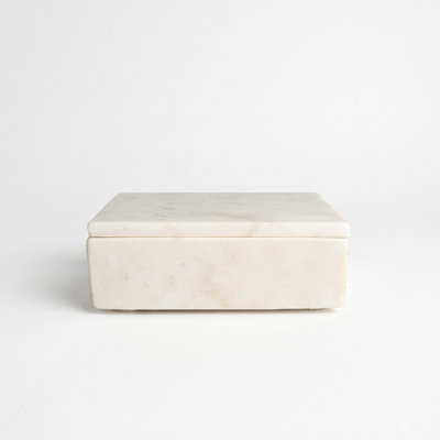 Boîte rectangulaire en marbre