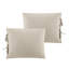 Ensemble de housse de couette lavable en lin beige à densité de tissage 220 fils-1082405120