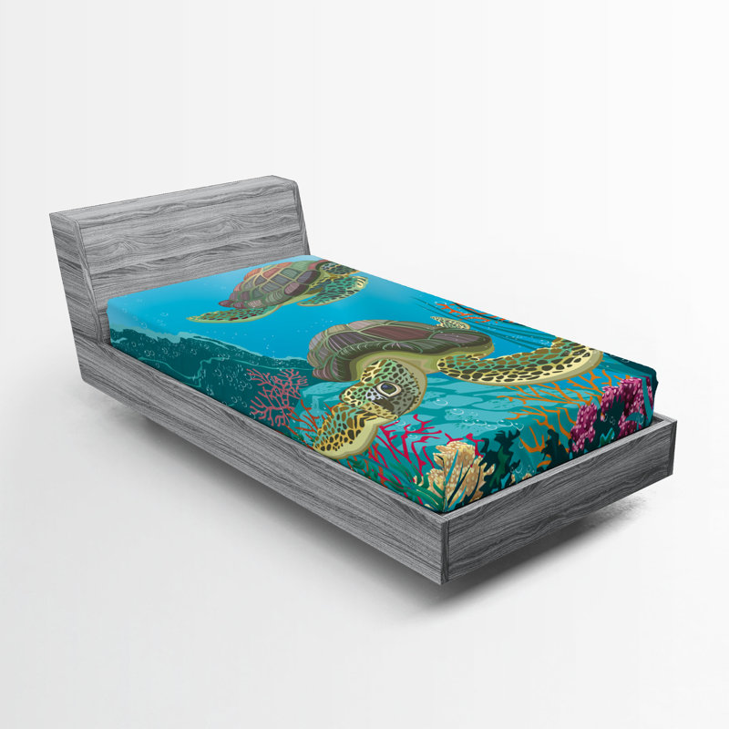 Multicolore Ambiesonne, Drap-housse simple très long