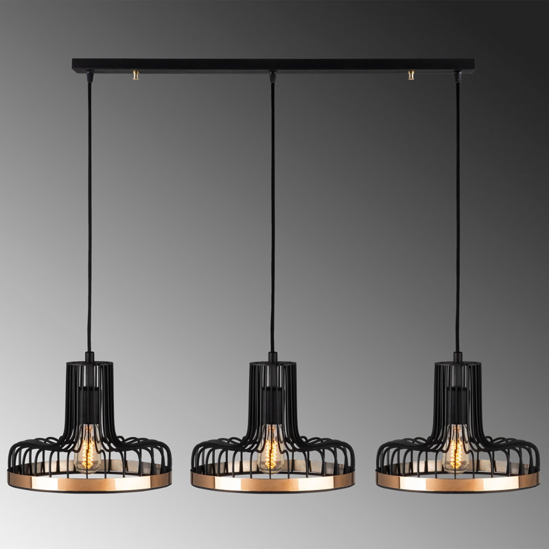 Sarenity 3 - Light Kitchen Island Geometric Chandelier