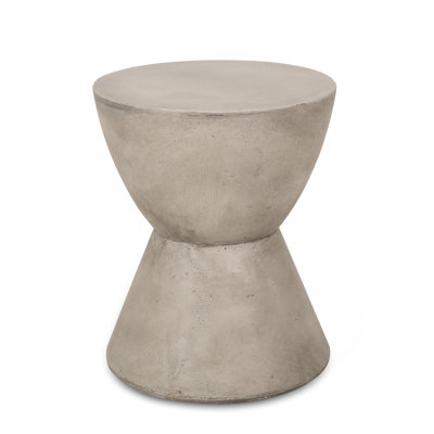 Outdoor Lightweight Concrete Side Table