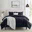 Microfiber Solid Colour Duvet Cover Set with Pillowcases Included-123111203-123111206