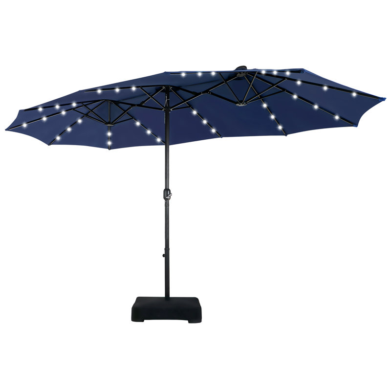 Yuliana 4m Market Parasol, Navy