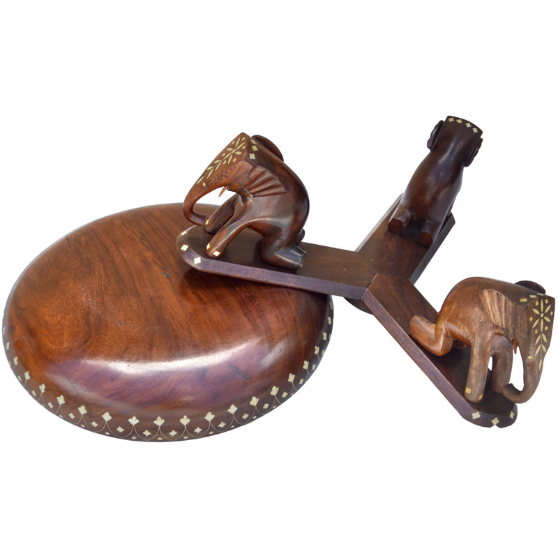 Solid Wood Decorative Bowl