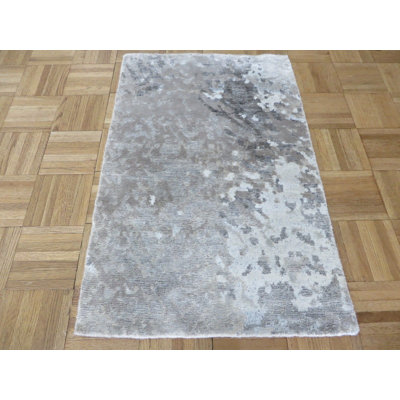 Bettine One-of-a-Kind 2' X 3' Wool Area Rug in Gray
