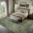 Watte Vintage Floral Border Washable Area Rug with Non-Slip Backing for Living Room & Bedroom-450793477