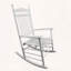 Chaise berçante en bois massif