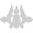 Wayne H W D Composite Rosette Applique-32732299