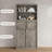 51 Inch Tall Bathroom Storage Cabinet with Doors and Drawers, Freestanding Floor Organizer Shelf for Bathroom, Kitchen, Pantry, Entryway, MDF Waterproof Cabinet Bookcase-526325769