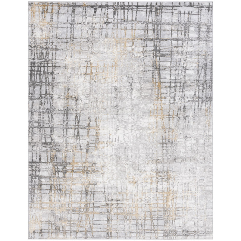 Milstein 500 Performance Abstract Rug, Rectangle 8' x 10'