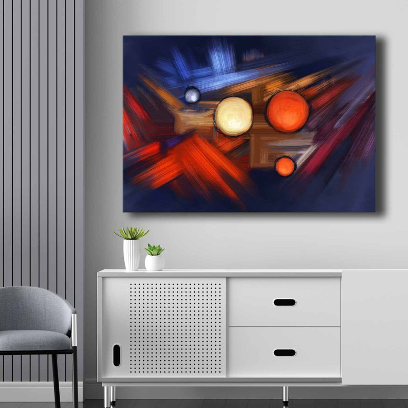 Stunning Decorative Canvas Painting, 27.6 x 39.4 inches | 100% Canvas (Thickness: 0.1 inches) on Durable 100% Pine Wood Frame (Thickness: 0.9 inches) | Perfect for Home Decor, Living Room, and Office Spaces