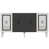 Blanc / anthracite / noyer est en rupture de stock