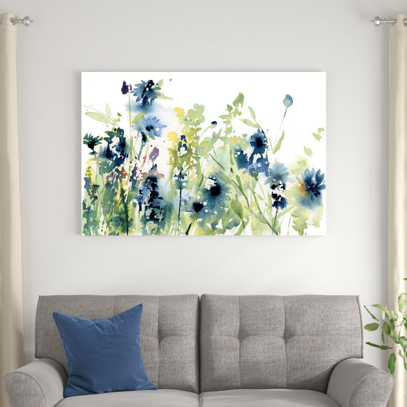 Fleurs de prairie sauvage, H 48 po x l 32 po x P 1,25 po