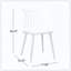 Ensemble de 2 chaises de salle à manger à dossier fuselé Farmhouse-1461705068