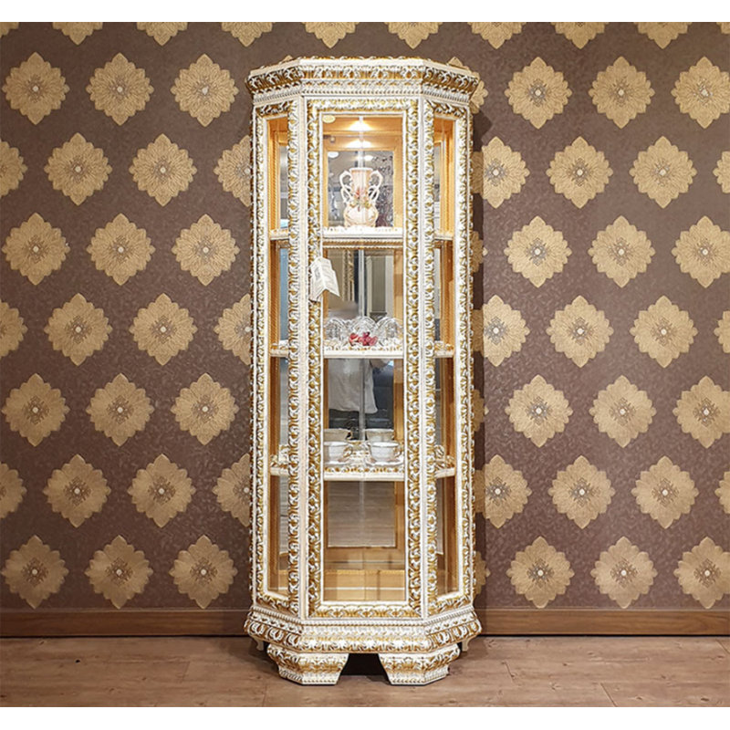 Annaelise Lighted Curio Cabinet