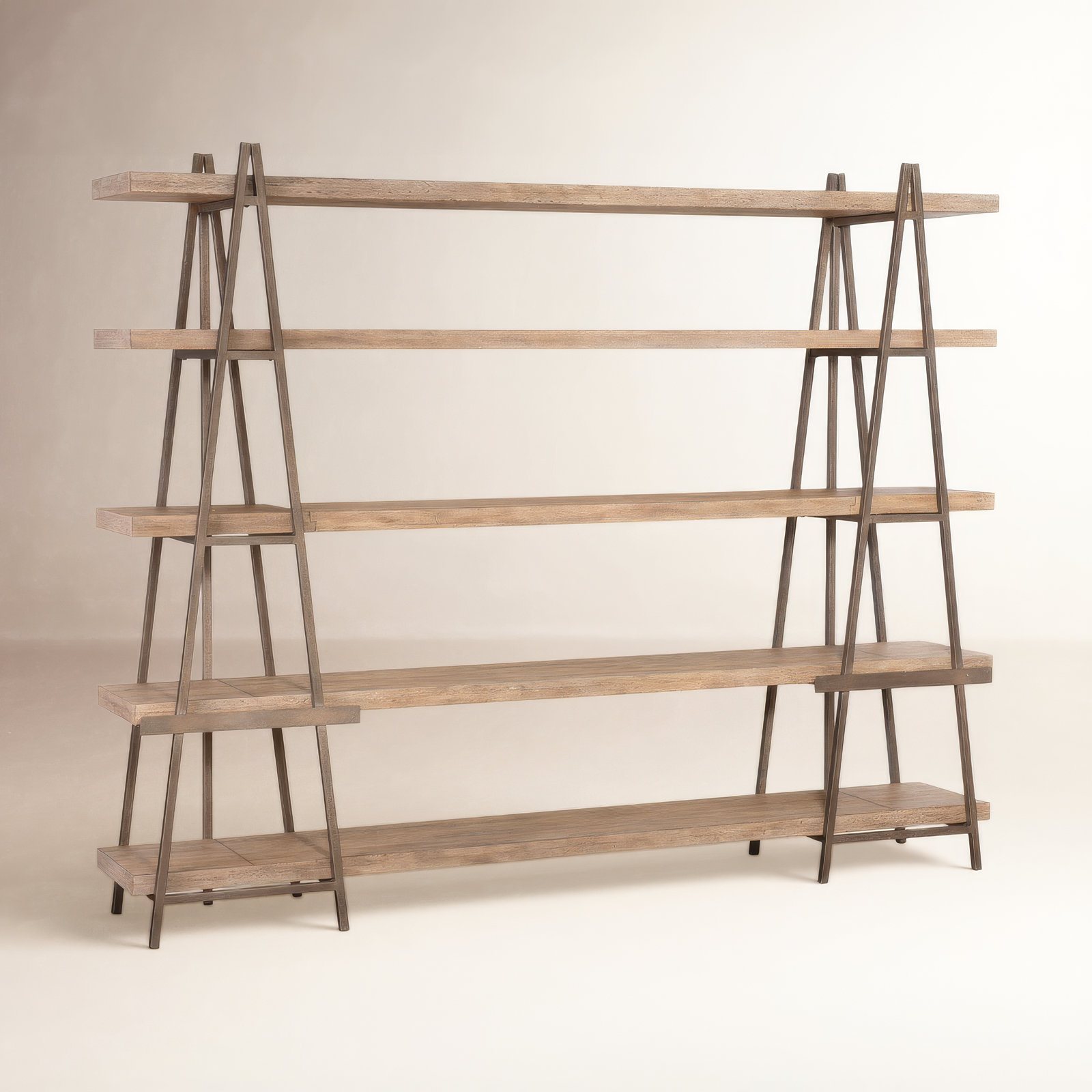 Wide Ladder Bookcase