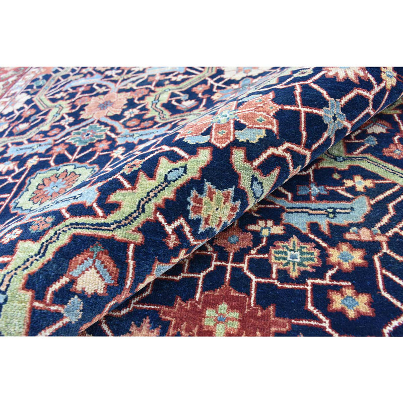 Wool Oriental Area Rug, Rectangle 9' x 12'