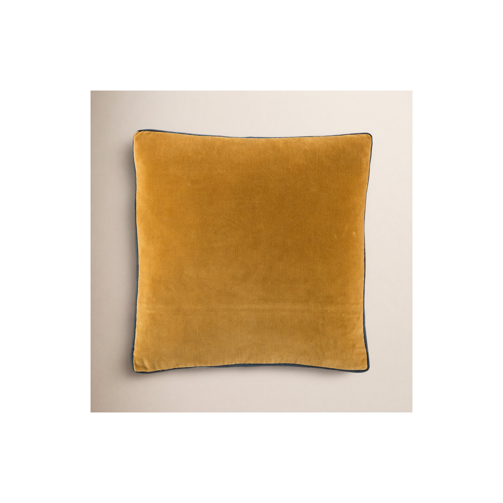 Brixen Cotton Throw Pillow, Polyester, Yellow