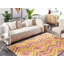 Wadell Rectangle Geometric Hand Woven Area Rug-1248707216