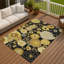 Tapis floral intérieur / extérieur lavable à la machine Emelia ACN2294-1632997210