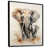 Black Floater Framed