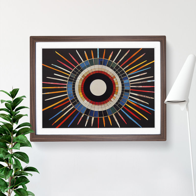 Mind Boggling - Single Picture Frame Print, Walnut Framed, 46cm H x 64cm W