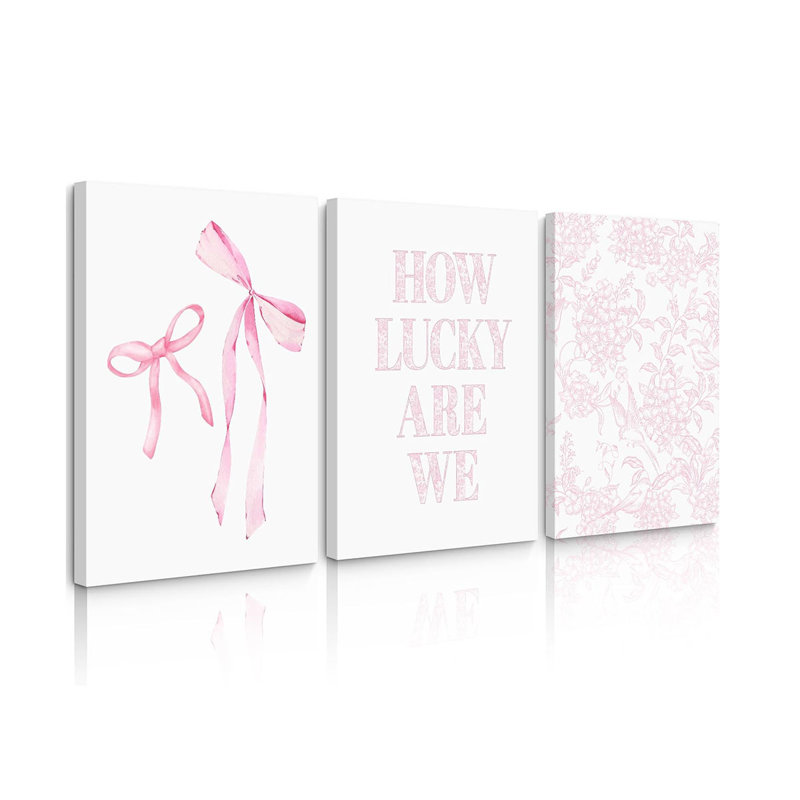 3 Piece Wrapped Canvas Wall Art