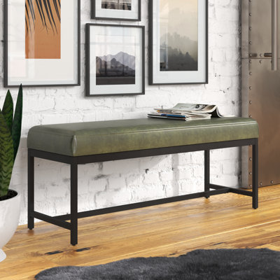 Banc en similicuir Alcott