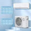 Pompe à chaleur à deux zones 20 000 BTU 20 SEER2, système inverseur WiFi 9k + 12k, 208-230V, couvre plusieurs pièces pour la maison, le bureau