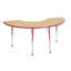Table d'activité demi-lune 36 "x 72" avec pieds réglables-39310949-99075976