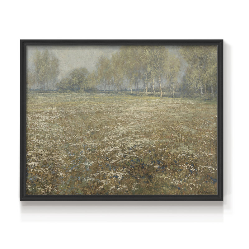 Paysages rétro-DLxx - reproduction encadrée, H 11 po x l 14 po, Noir