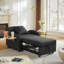 Canapé-lit 3 en 1 avec dossier réglable, table pliable et port USB, type C, fauteuil inclinable réglable-1589698977