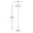 Finley 60.5'' Brass Traditional Floor Lamp