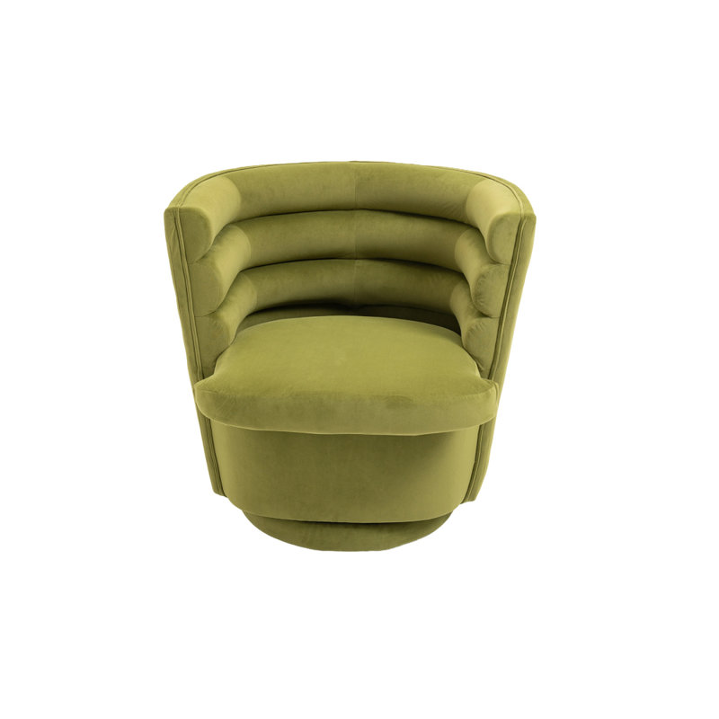 Fauteuil demi-tonneau pivotant Burrier Modern