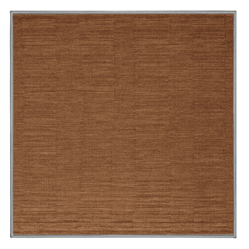 Machine Washable Solid Brown Area Rug